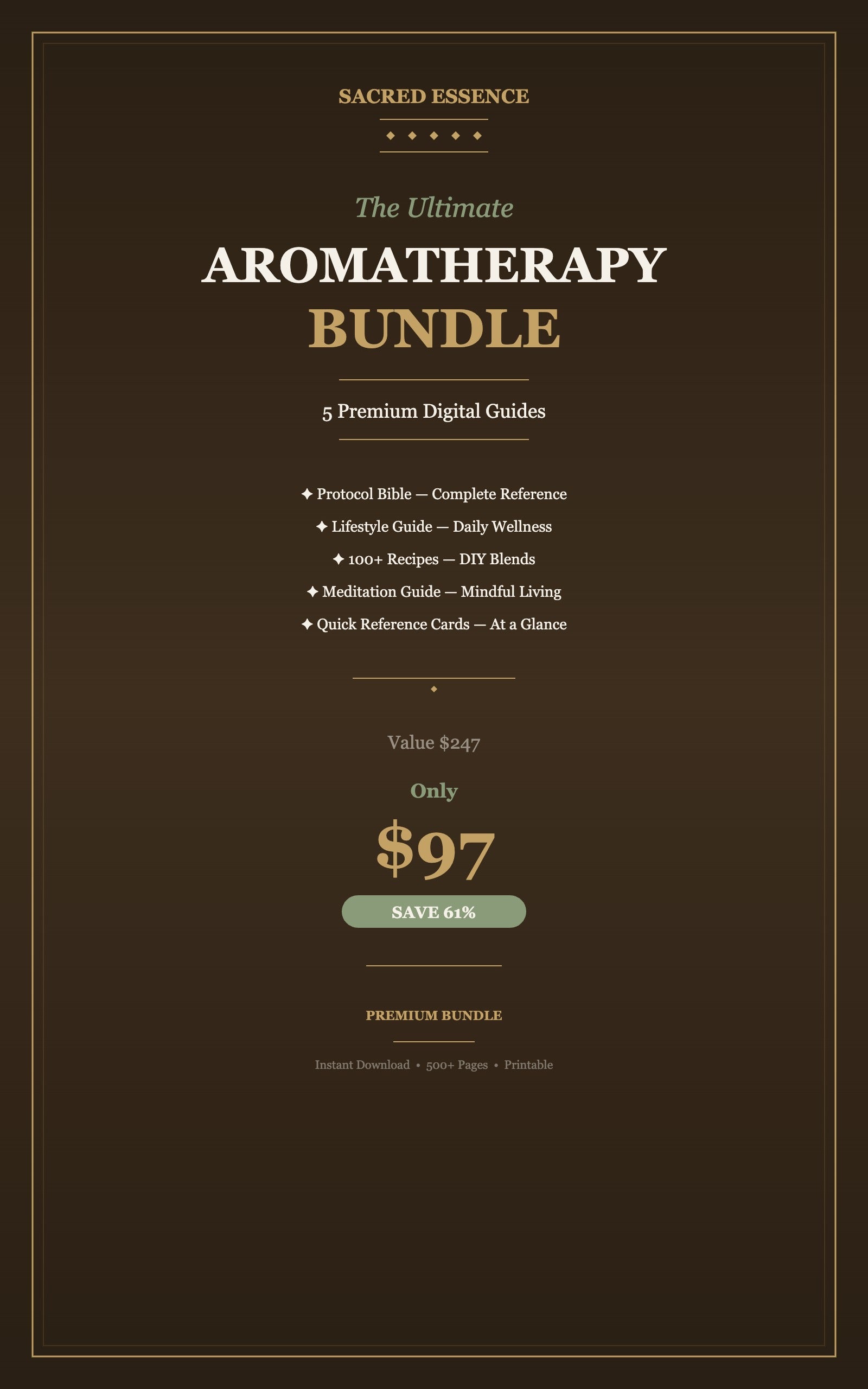 The Ultimate Aromatherapy Bundle — 5 Premium Digital Guides
