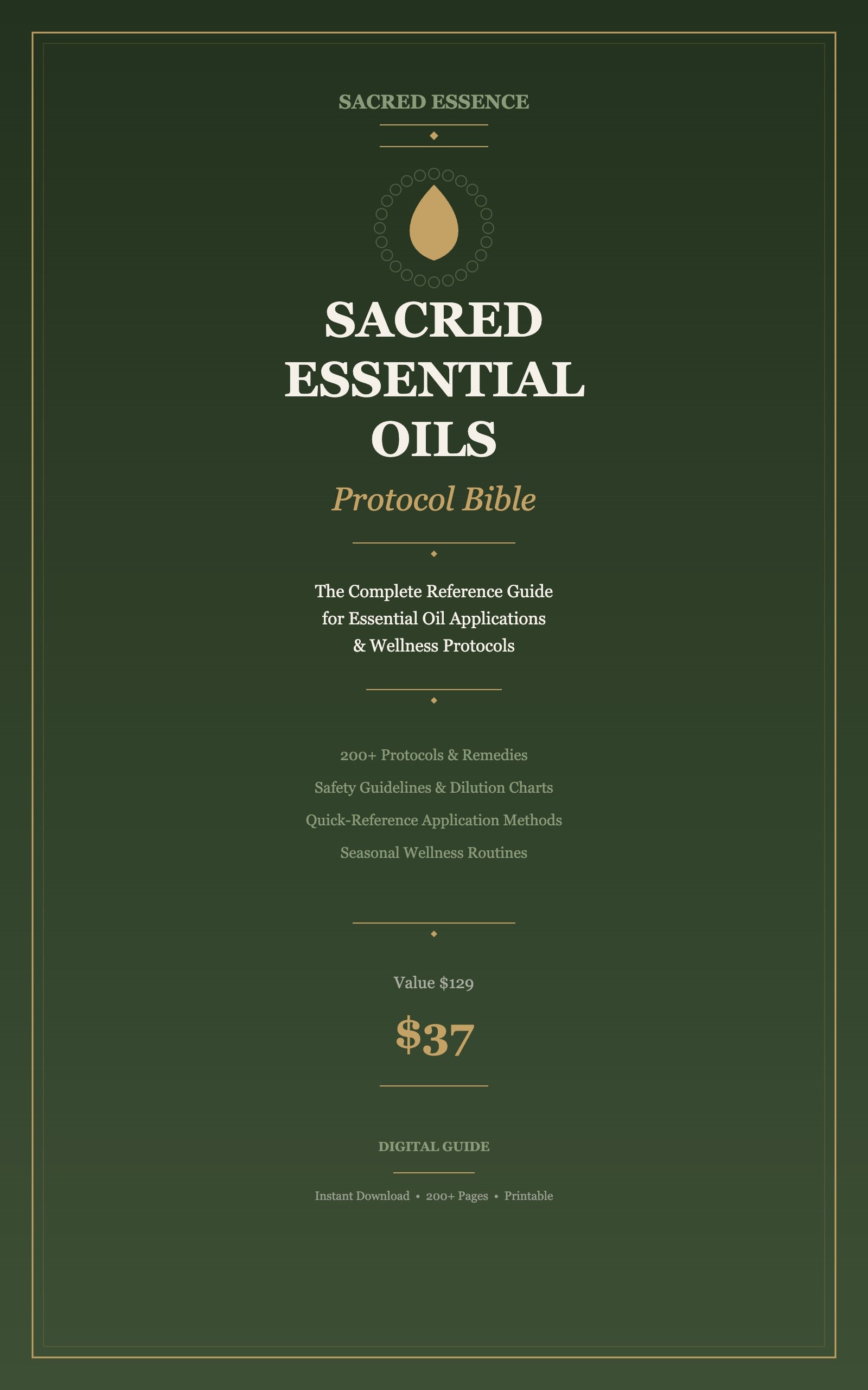Sacred Essential Oils Protocol Bible